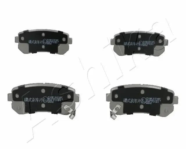 Ashika 510KK09 Колодки тормозные задние