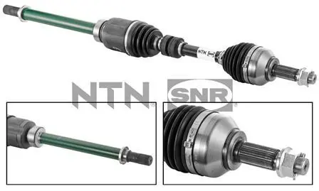 SNR DK68010 Привод в сборе NISSAN QASHQAI
