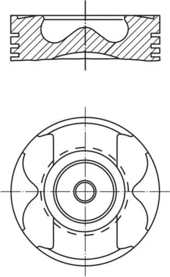MAHLE 0045600 Поршень