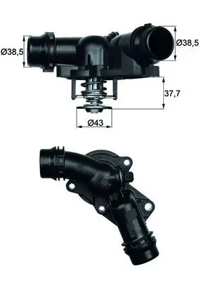 TM 13 97 Термостат BMW 3 (E46),5