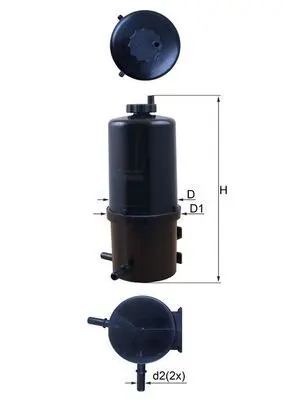 MAHLE KL787 Фильтр топливный