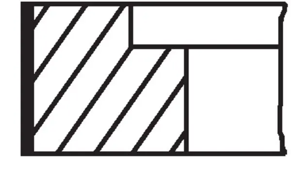034 89 N2 Поршневые кольца Audi 2,3/2,6