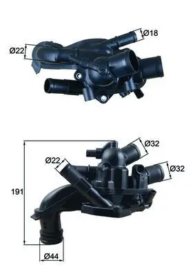 MAHLE TM46105 Термостат, охлаждающая