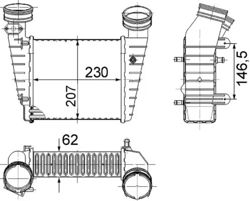 MAHLE CI346000S Интеркулер