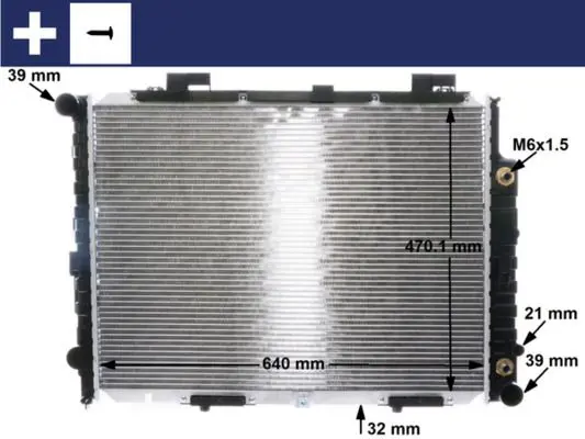 MAHLE CR2204001S Радиатор [641х496]
