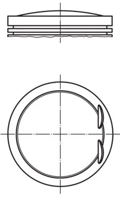 028 PI 00128 001 Поршень ДВС 1 шт AUDI A3 / A4