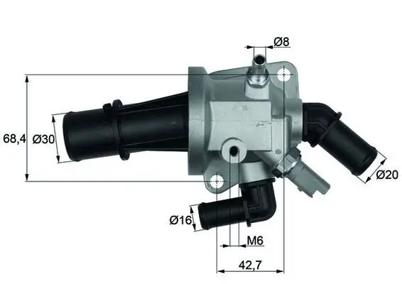 MAHLE TI15388 Термостат OPEL: AGILA 00-07,