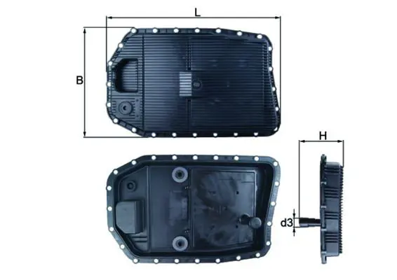 HX 154 Фильтр АКПП BMW: 1 serie