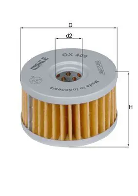 OX 409 Фильтр масляный (для