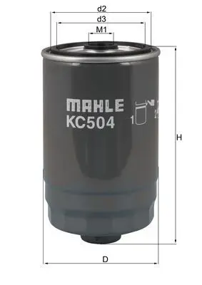 MAHLE KC504 Фильтр