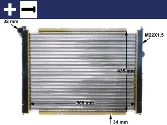 MAHLE CR361000S Радиатор