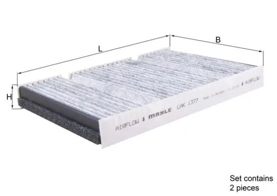MAHLE LAK1377S Фильтр салона MERCEDES W222