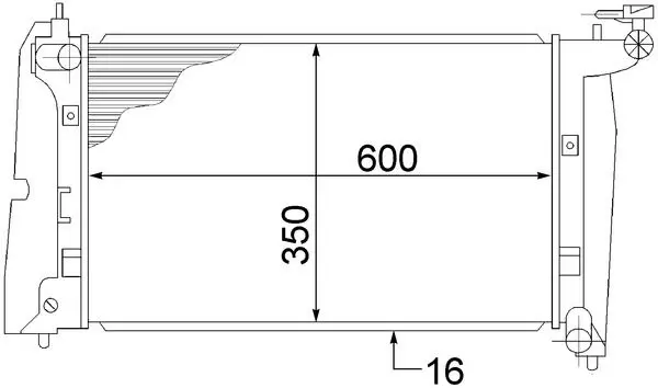 MAHLE CR1526000S Радиатор основной