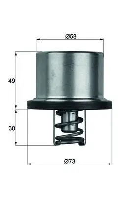 MAHLE THD179 Термостат