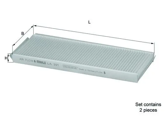 MAHLE LA391S Фильтр