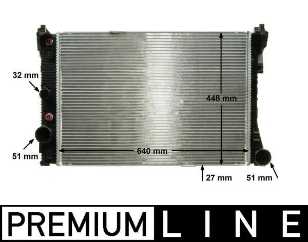 MAHLE CR988000P Радиатор охлаждающей жидкости