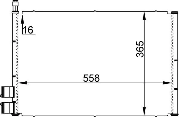 MAHLE AC298000S Радиатор кондиционера