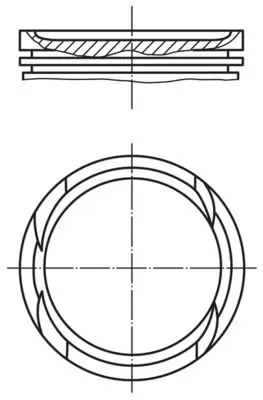 011 PI 00112 002 Поршень ДВС CHEVROLET, OPEL