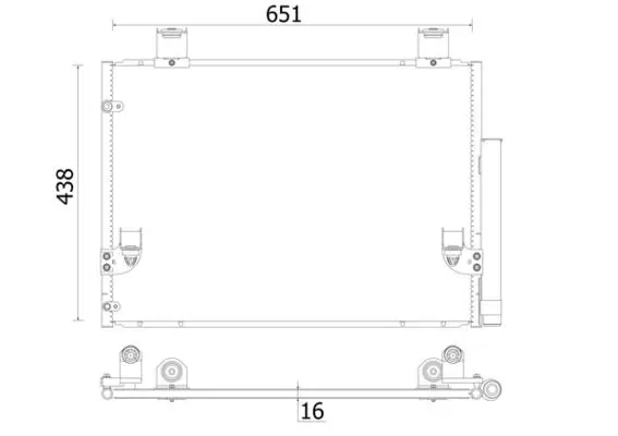AC 929 000S Конденсер кондиционера