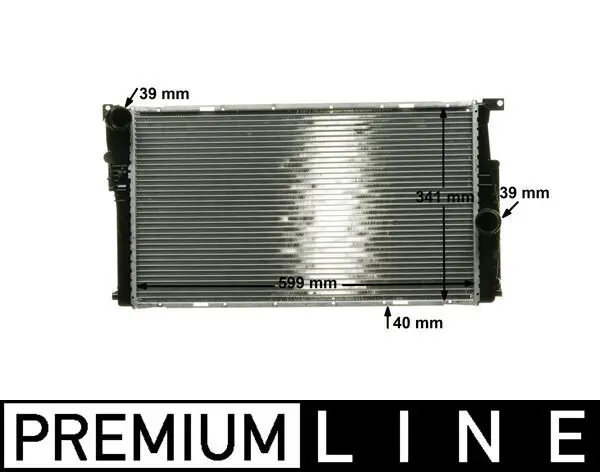 MAHLE CR1908000P Радиатор охлаждающей жидкости