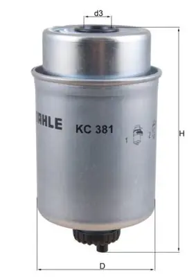 MAHLE KC381 Фильтр