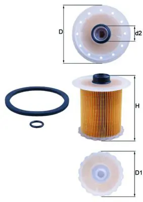 MAHLE KX81D Фильтр