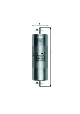 MAHLE KL35 Фильтр топливный BMW: 3 87-91,