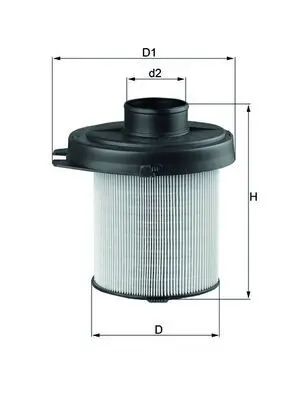 MAHLE LX291 Фильтр воздушный