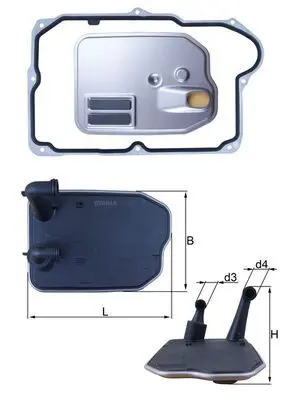 MAHLE HX161D Фильтр АКПП