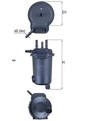 MAHLE KL600D Фильтр