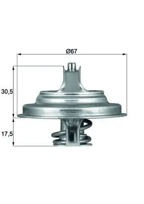 MAHLE TX5483D Термостат (83 C)