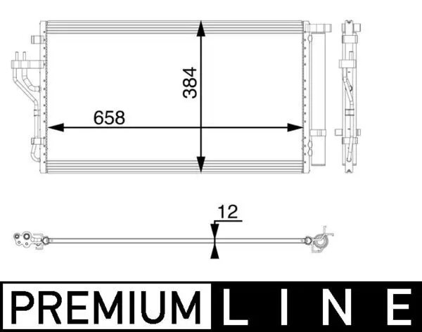MAHLE AC56000P Конденсер кондиционера