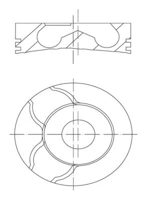 MAHLE 0215800 Поршнекомплект