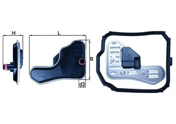 HX 148D Фильтр АКПП CITROEN: C3 I/II