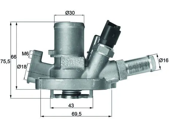 MAHLE TI15180 Термостат