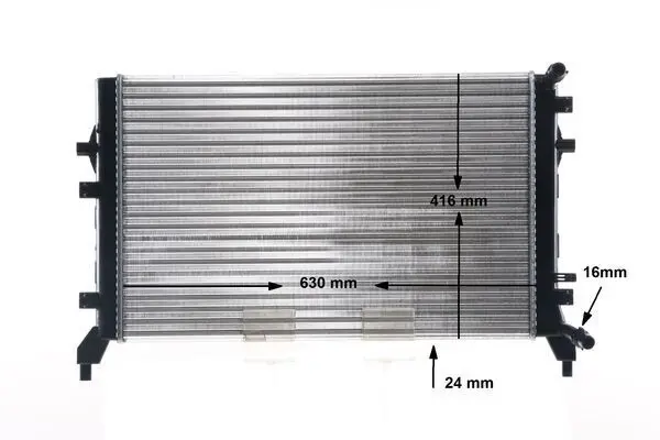 CR 1382 000S Радиатор GOLF 6, CADDY(04 >),