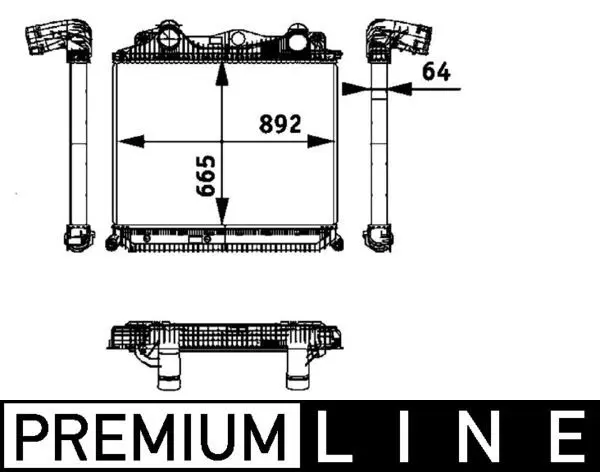 MAHLE CI119000P Интеркулер
