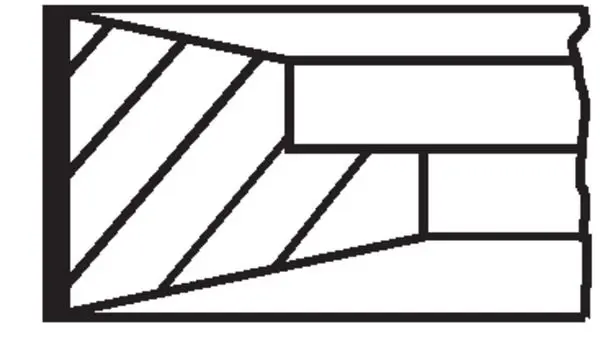 MAHLE 06141N0 Кольца поршневые Scania