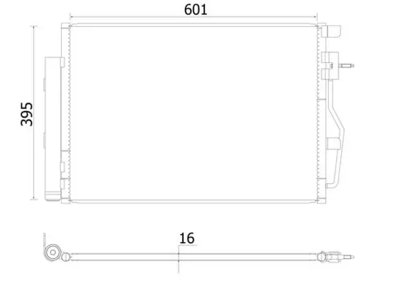 MAHLE AC958000S Конденсер кондиционера