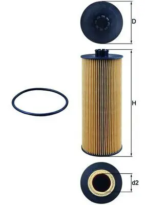 MAHLE OX155D Фильтр