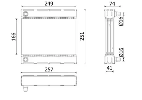 MAHLE CR926000P Радиатор CR926000P