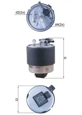 KL 440/44 Фильтр топливный NISSAN: