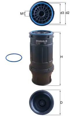 MAHLE KC629D Фильтр-сепаратор топливный