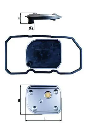 MAHLE HX158D Фильтр масляный MERCEDES A