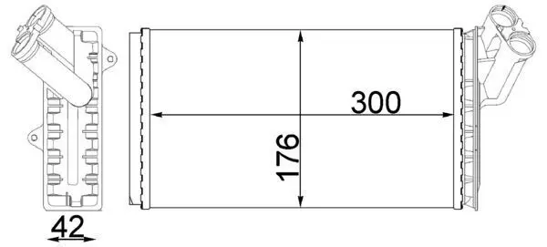 AH 104 000S Теплообменник, отопление