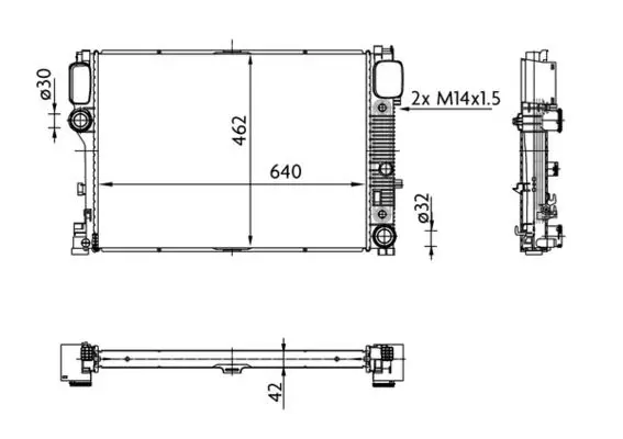MAHLE CR38000S Радиатор