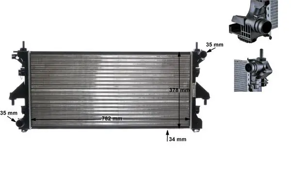 MAHLE CR886000S Радиатор основной