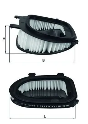 MAHLE LX3541 Фильтр воздушный