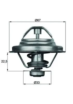 MAHLE TX2487D Термостат
