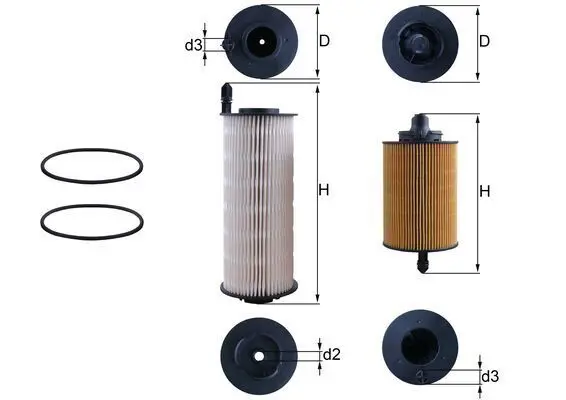 KX 646KIT Топливный фильтр